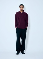 Miu Miu Logo Embroidery Polo Shirt