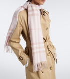 Burberry Burberry Check cashmere scarf