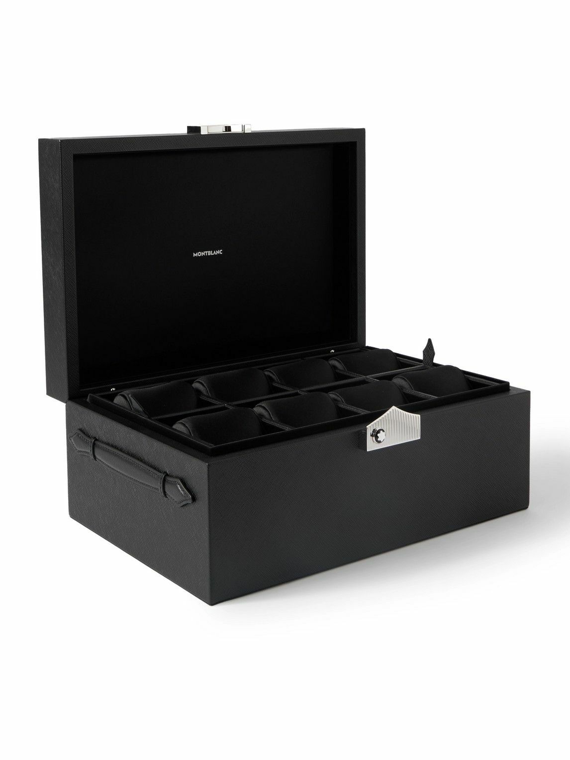 Montblanc - Cross-Grain Leather Eight-Piece Watch Box