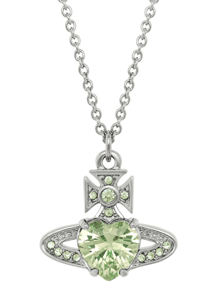 Vivienne Westwood Ariella Crystal-embellished orb Necklace - Green - One Size