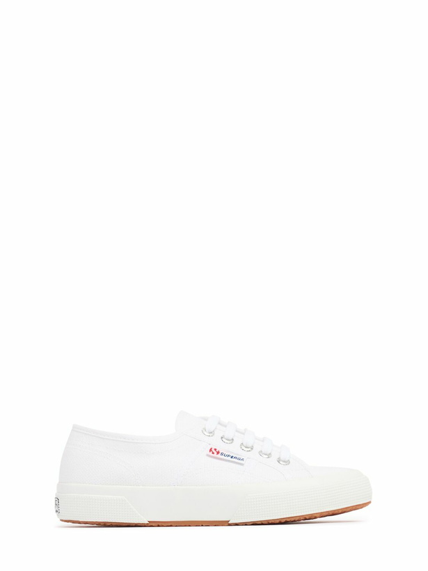 Photo: SUPERGA Cotton Lace-up Sneakers