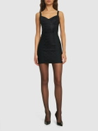 DOLCE & GABBANA - Satin Corset Mini Dress