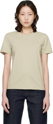 Maison Kitsuné Beige Baby Fox Regular T-shirt