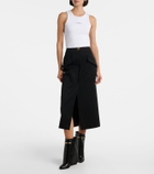 Givenchy Shark 95 leather mid-calf boots