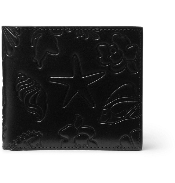 Photo: Thom Browne - Embossed Leather Billfold Wallet - Black