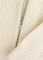 Helmut Lang Apex Ribbed Wool-blend Jumper Ivory