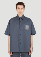 Raf Simons - Logo Patch Shirt in Blue