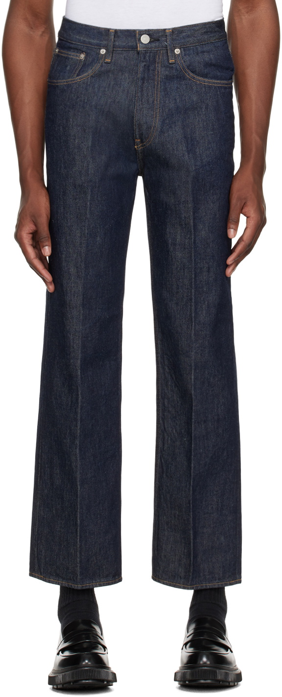 AURALEE Indigo Hard Twist 5P Jeans Auralee
