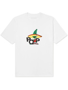 Pop Trading Company - Logo-Print Cotton-Jersey T-Shirt - White