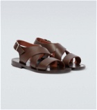 Loro Piana Moorea leather sandals