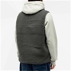 Danton Men's Insulation Boa Fleece Vest in Charcoal Grey