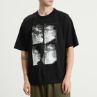 YMC Men's Triple T-Shirt Faces in Black