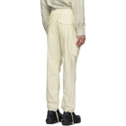 John Elliott Off-White Cotton Cargo Pants