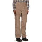 Phipps Taupe Corduroy Studded Trousers
