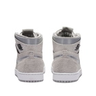Air Jordan 1 Zoom Air CMFT Sneakers in Grey/Black/Silver