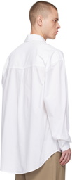 The Frankie Shop White Gus Oversized Shirt