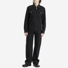 Alexander McQueen Men's Denim Zip Blouson in Black