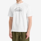 Uniform Experiment Men's Stencil Logo T-Shirt in White