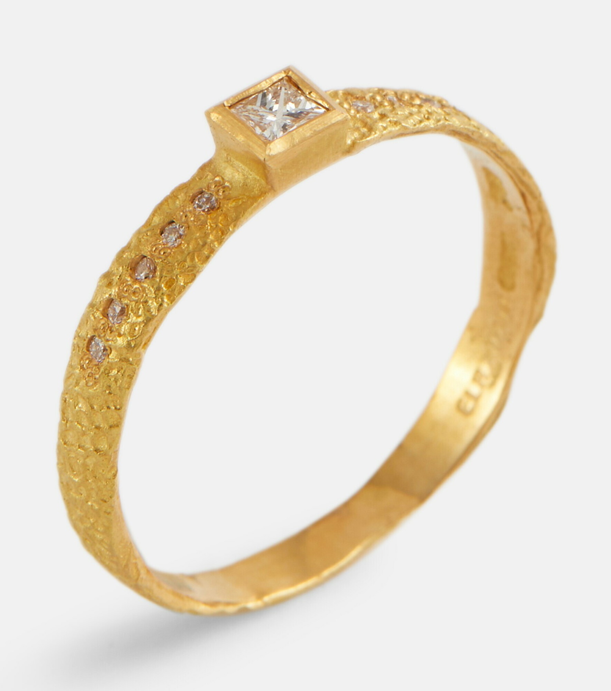 Elhanati - Love 18kt gold ring with diamonds