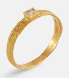 Elhanati - Love 18kt gold ring with diamonds