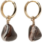 Santangelo Gold & Brown Baba Earrings