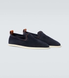 Loro Piana Venice Walk suede loafers