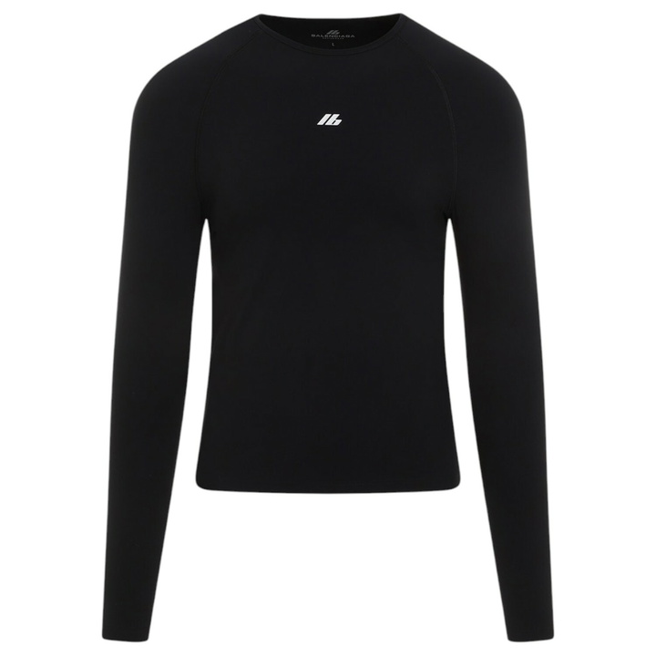 Photo: Balenciaga Fitted Ls Crewneck Top