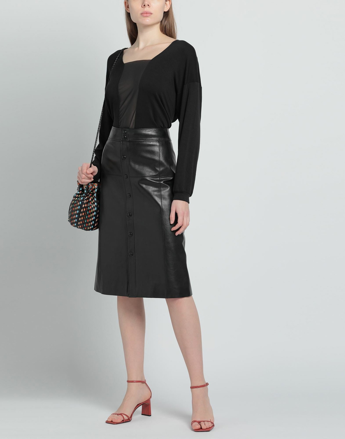 Lanston Sport Womens Top in Black