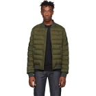 Herno Green Down LAviatore Bomber Jacket