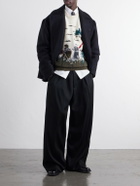 Junya Watanabe - Intarsia-Knit Wool Sweater - Neutrals