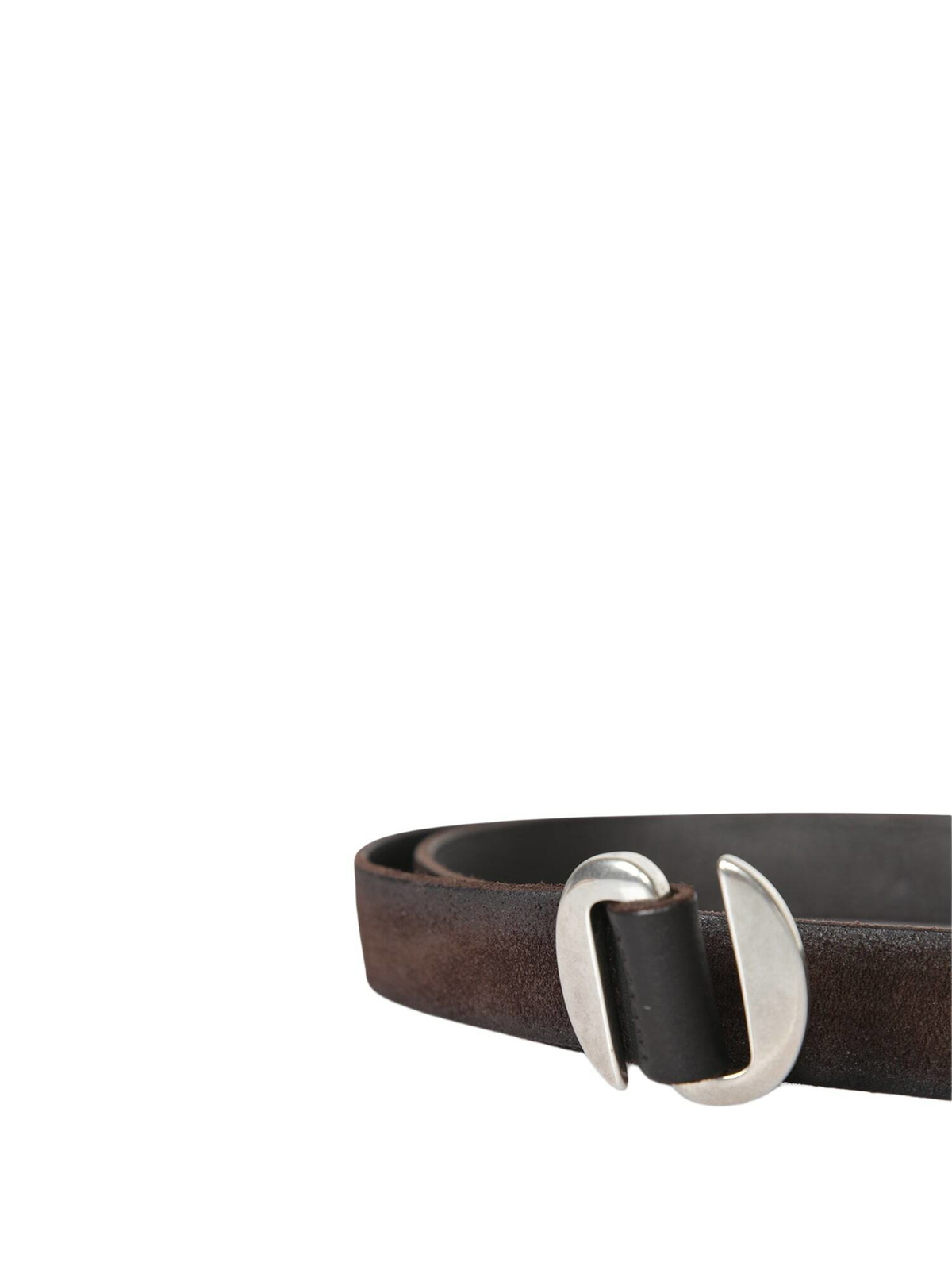 Orciani Suede Double Brown Belt