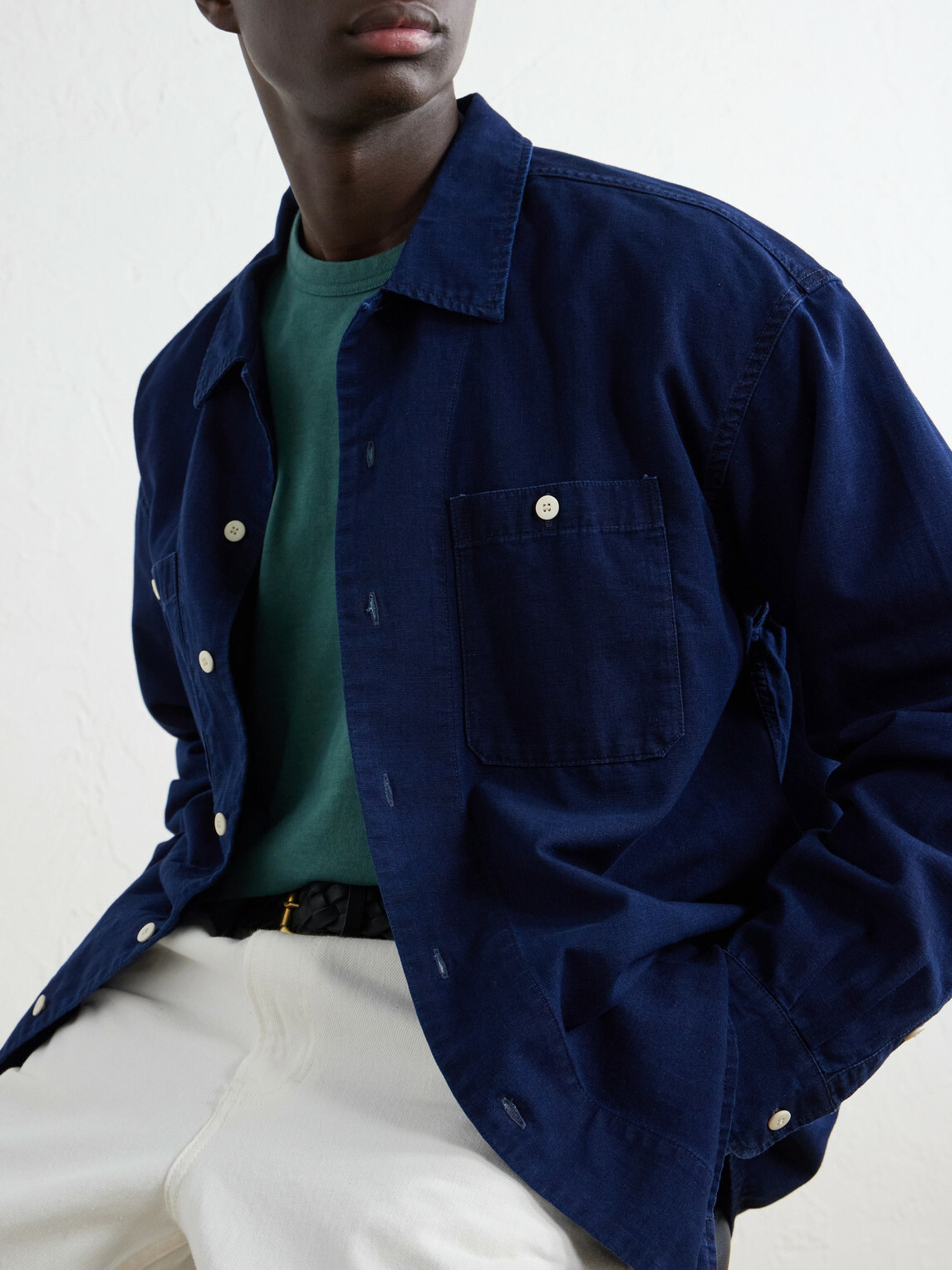Visvim - Lumber Cotton-Flannel Shirt - Blue