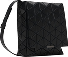 BAO BAO ISSEY MIYAKE Black Flap Messenger Bag