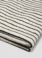 Pin Stripe Bath Towel in White