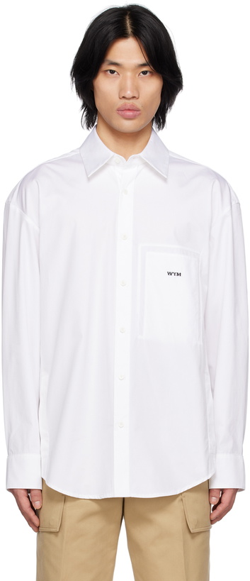 Photo: Wooyoungmi White Patch Pocket Shirt