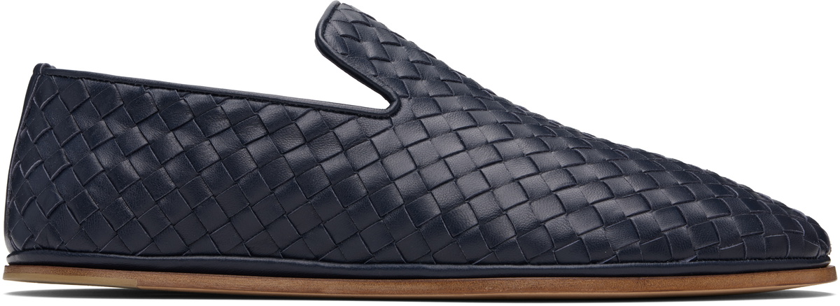 Bottega Veneta Brown Roma Slippers Bottega Veneta