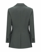 Theory Womens Blazer Military in Green