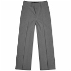 Givenchy Men's Extra Wide Leg Trousers in Medium Grey