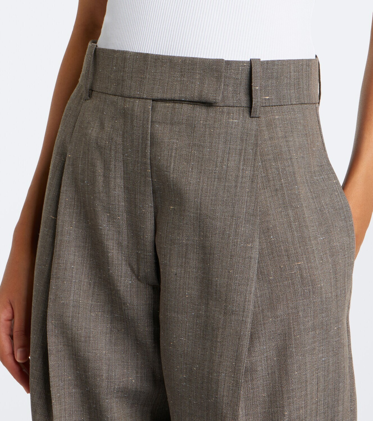 Róhe Wool-blend tapered pants