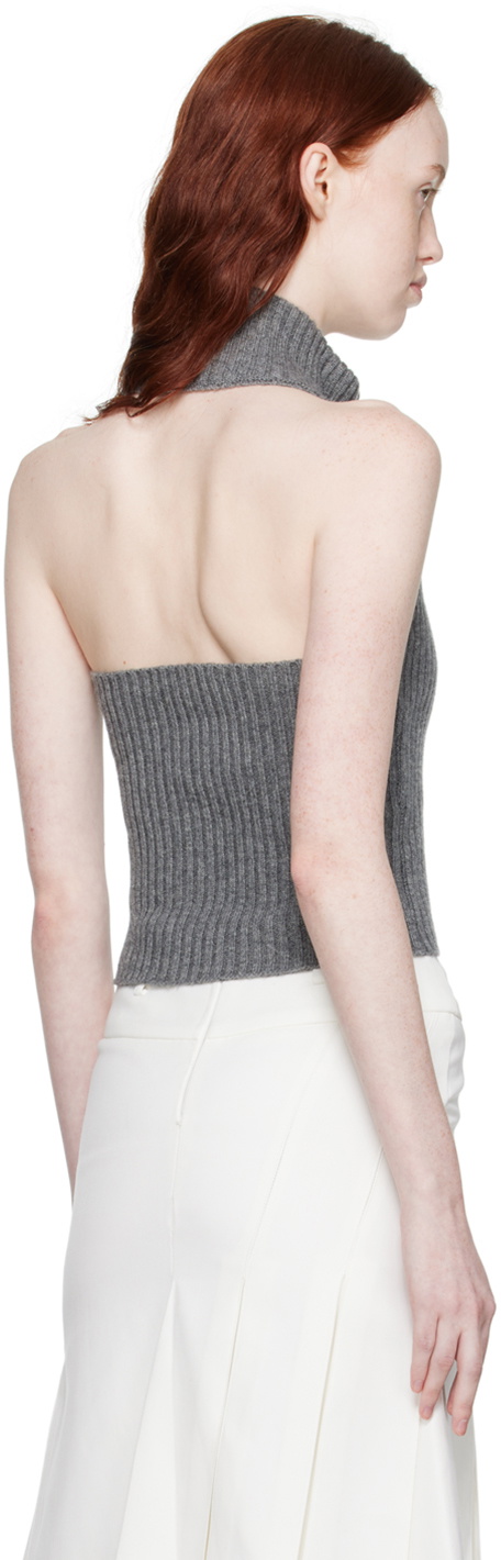 Fax Copy Express Gray Open Back Vest