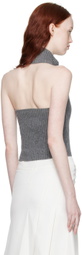 Fax Copy Express Gray Open Back Vest