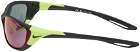 Nike Black & Green Nike Zone-E Sunglasses