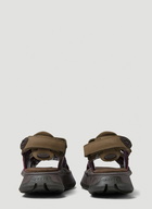 Quest Platform Sandals in Brown