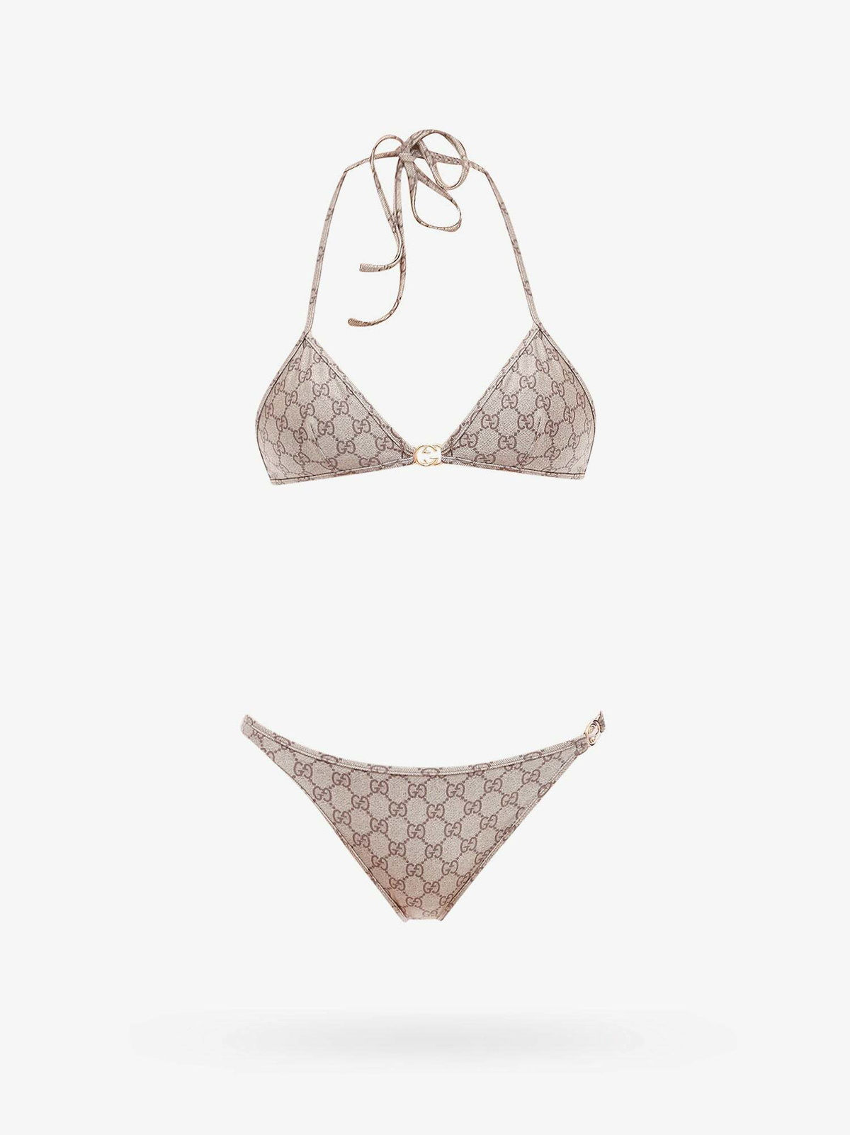 Gucci GG Multicolour Triangle Cup Bikini - Farfetch