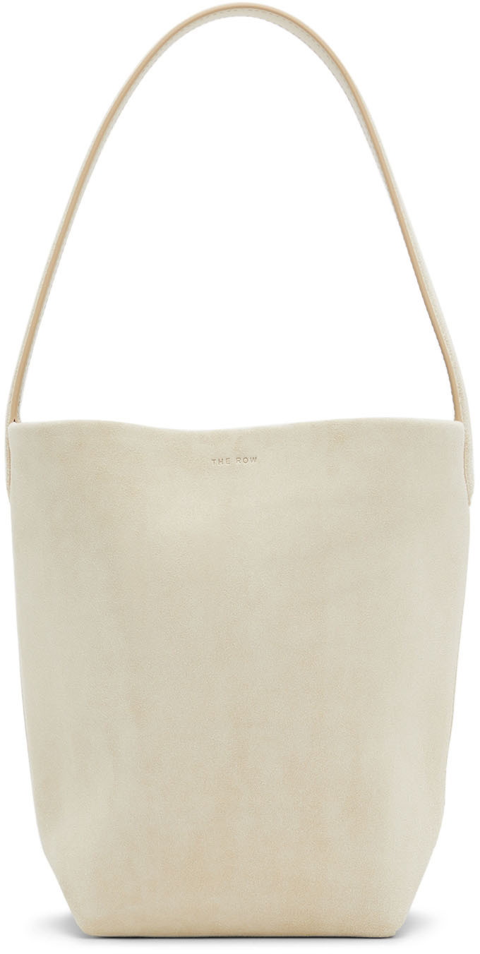 The Row Large N/s Park Tote Bag in White Pld
