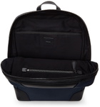 Paul Smith Navy Canvas Travel Backpack