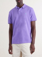 Polo Ralph Lauren - Logo-Embroidered Cotton-Piqué Polo Shirt - Purple