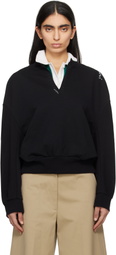 Marni Black Brushed Cotton Sweatshirt