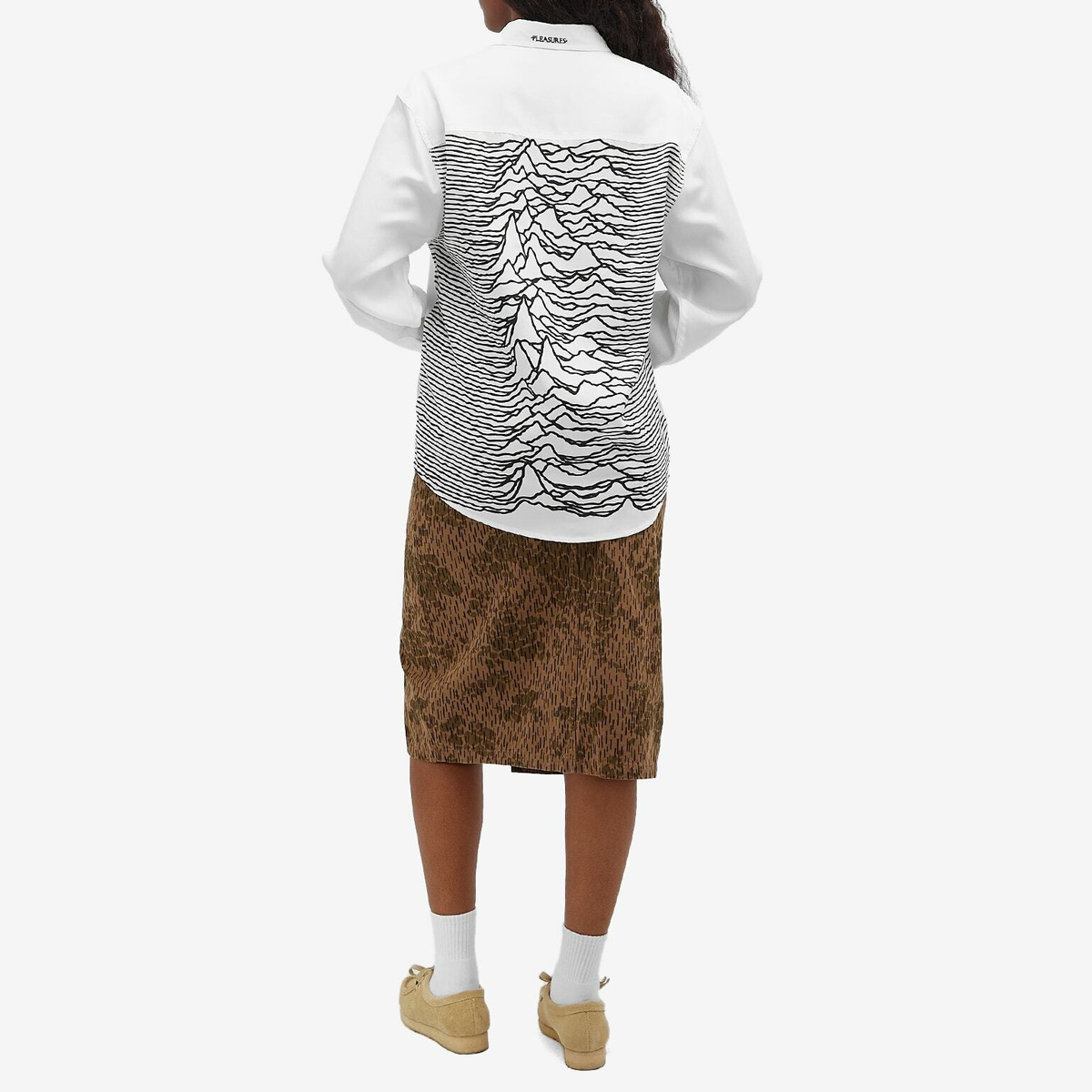 Pleasures Women's Nothing Button Down in White