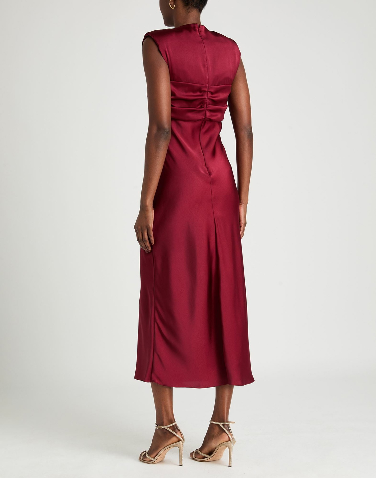 Sandro Womens Maxi dress Burgundy